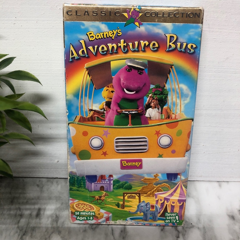 Barneys adventure bus 1997 VHS